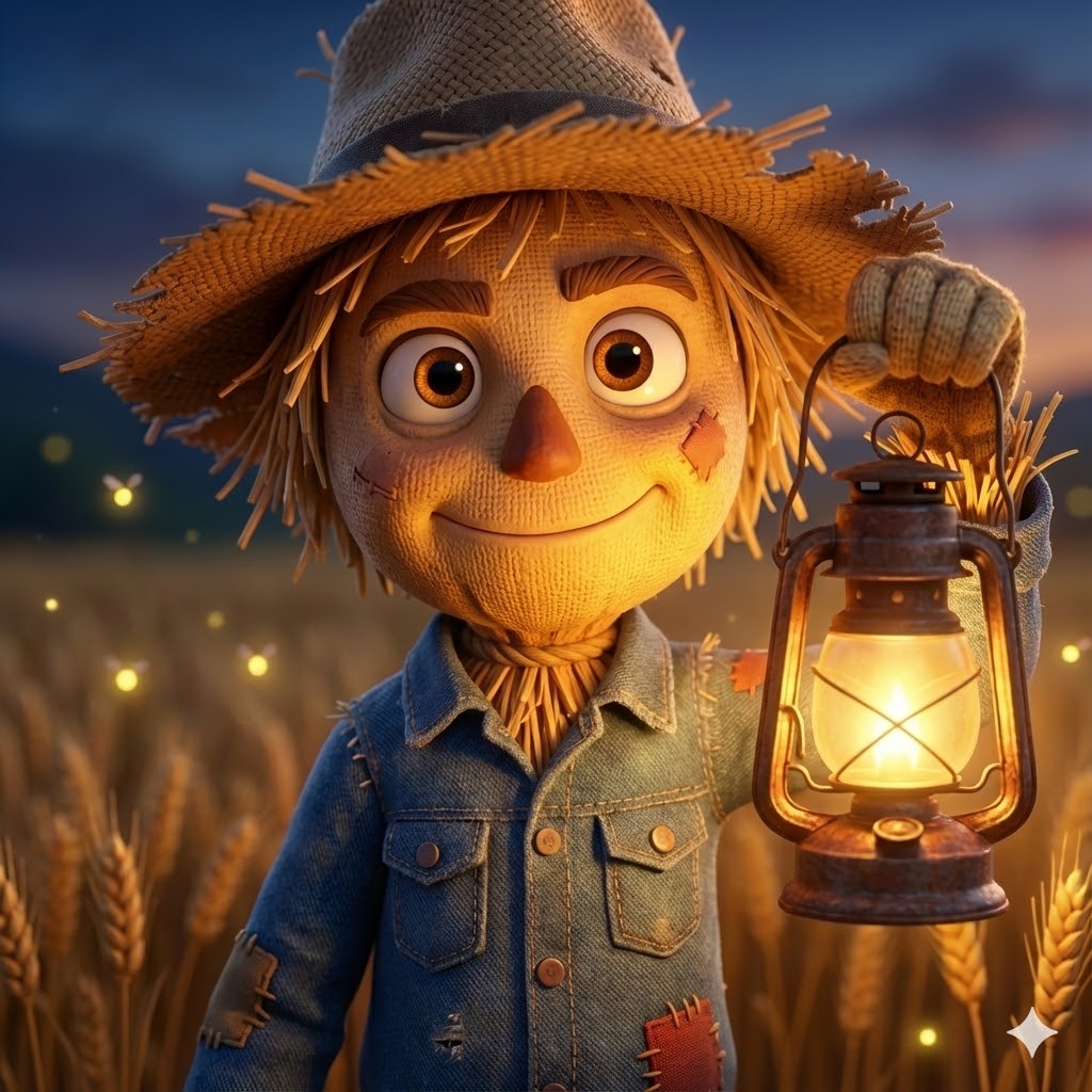 提灯稻草人 Logo